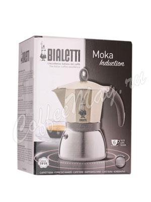 Гейзерная кофеварка Bialetti Mokka Induction на 6 порции 240 мл 4833