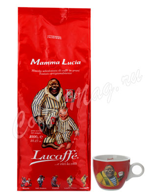 Кофе Lucaffe в зернах Mamma Lucia 1 кг