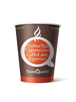 Стакан бумажный одноразовый Taste Quality 180 мл одноразовый