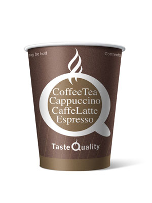Стакан бумажный одноразовый Taste Quality 250 мл одноразовый
