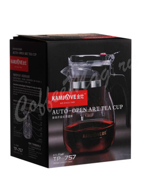 Чайник стеклянный Гунфу Kamjove с кнопкой Teapot 700 мл (ТР-757)