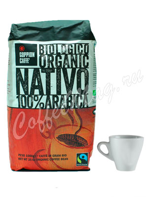 Кофе Goppion Caffe в зернах Biologico Organic Nativo 1 кг