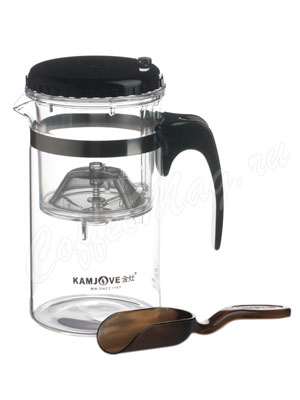 Чайник стеклянный Гунфу Kamjove с кнопкой Типод 500 мл (TP-160)