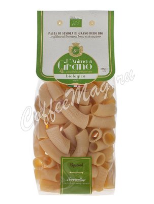 Макаронные изделия L`Anima di Grano Rigatoni Bio 500 г