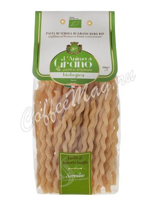 Макаронные изделия L`Anima di Grano Fusilli Al Ferr Lunghi Bio 500 г