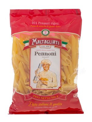 Макаронные изделия Maltagliati №074 Pennoni Rigati (Перо рифленое) 450 г