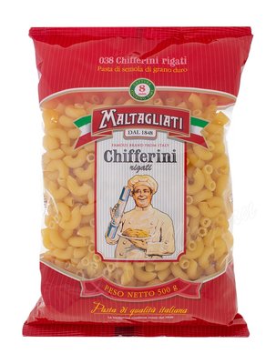 Макаронные изделия Maltagliati №038 Chifferini (Рожки) 500 г