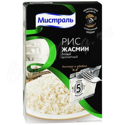 Рис Мистраль Жасмин (5 пак. по 80 г)