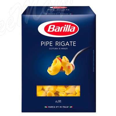 Макаронные изделия Barilla Пепе Ригате (Pipe Rigate) №91 450 г