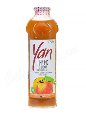 YAN Персиковый сок с добавлением яблочного сока 930 мл