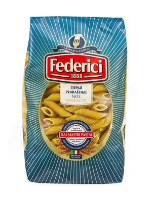 Макаронные изделия Federici №023 Penne Rigate Перья рифленые 500 г