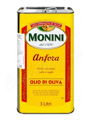 Масло оливковое Monini Anfora 3 л ж.б.