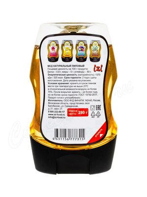 IZI Мед липовый с силиконовым дозатором 280 г