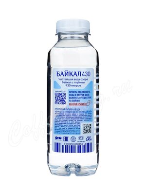 Вода Байкал питьевая без газа 0,45 л