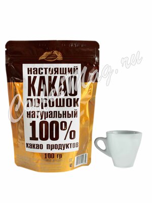 Какао-порошок Натуральный какао 100% пакет 100 г
