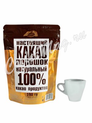 Какао-порошок Добрыня Дар 100% Натуральный 100г 