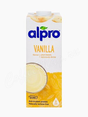 Alpro Растительный напиток соевый со вкусом ванили 1 л