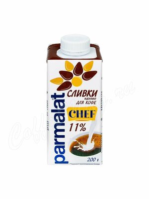 Сливки Parmalat ультрапастеризованные 11% 0,2 л