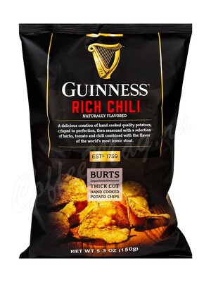 Картофельные чипсы Guinness Rich Chilli со вкусом чили 150 г