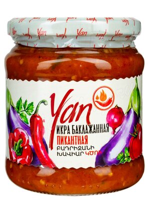 YAN Икра Баклажановая Пикантная 470 гр