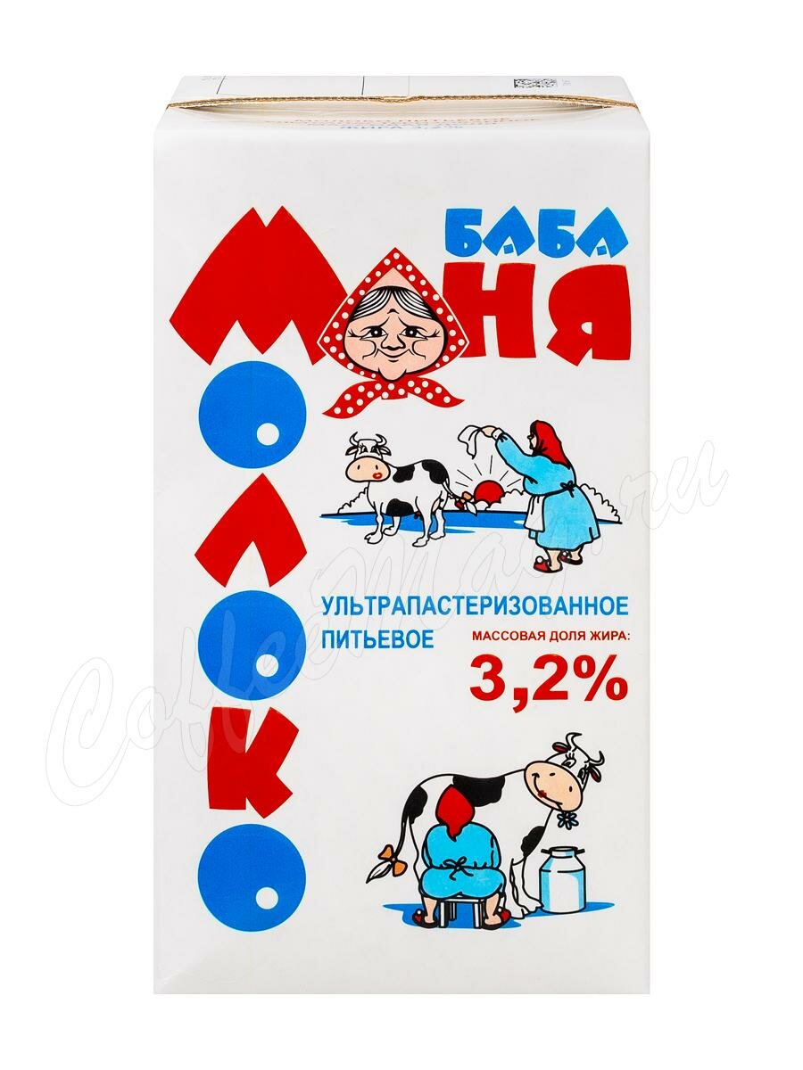 Молоко Баба Маня 3,2% 1 л